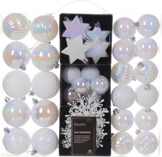 10 Stukken Transparante Kerstbal, Gebruikt voor Kerstboomdecoratie, Diy Ornamentballen, Feestdecoratie, Tafeldecoratie, Verjaardagsfeestje, Etc