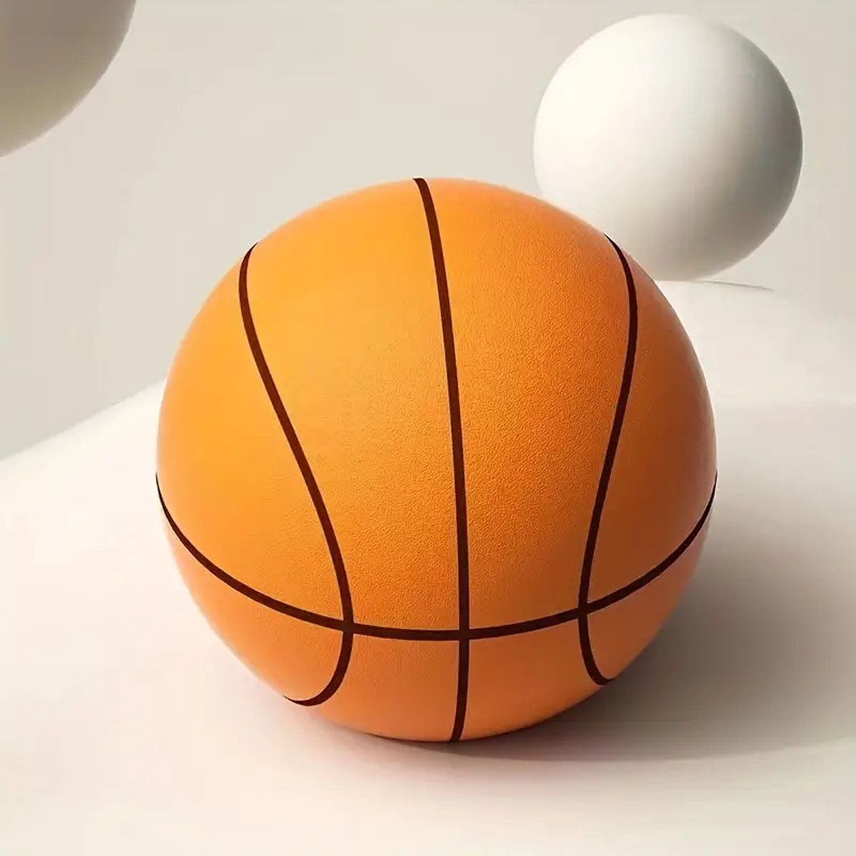 Stille basketbal voor in huis 24CM - silent basketball foam bal – zachte ball realistische mute bal