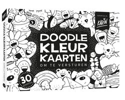 foto van Paperfuel Doodlekleurkaarten om te versturen