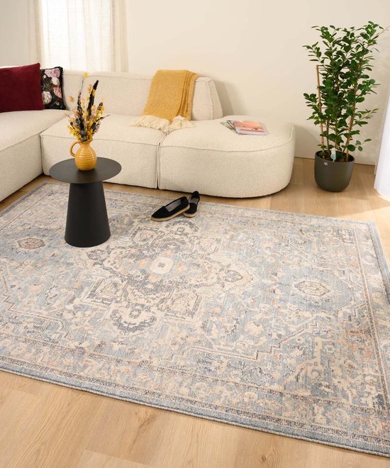Vintage vloerkleed - Classic Bernard lichtblauw 160x230 cm