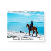 Huurdies - Paardrij Kalender - Jaarkalender 2024 - 35x24 - 300gms