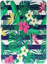 Shop4 - Geschikt voor Kobo Clara HD Hoes - Book Cover Tropische Bloemen