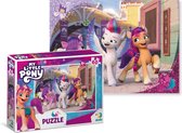 My Little Pony Puzzel 5+ - 60 stukjes - 32x23 cm - My Little Pony Speelgoed 4-5-6 jaar-Kinderpuzzel 5 jaar
