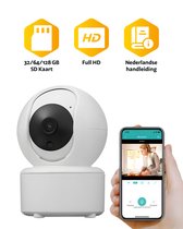 Teceye – Beveiligingscamera – Bewakingscamera – Camera binnen - Indoor camera – Babyfoon – Camera Huisdier – +32GB SD kaart