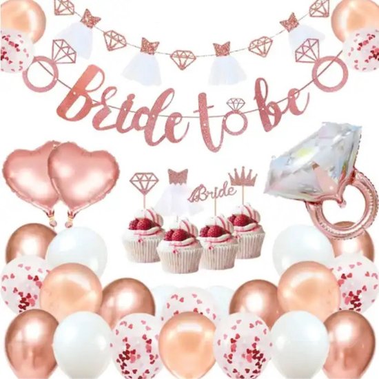 10 Bride to Be Ballonnen - Luxe Decoratie voor Vrijgezellenfeest 10 Bride to Be Ballonnen - Luxe Decoratie voor Vrijgezellenfeest