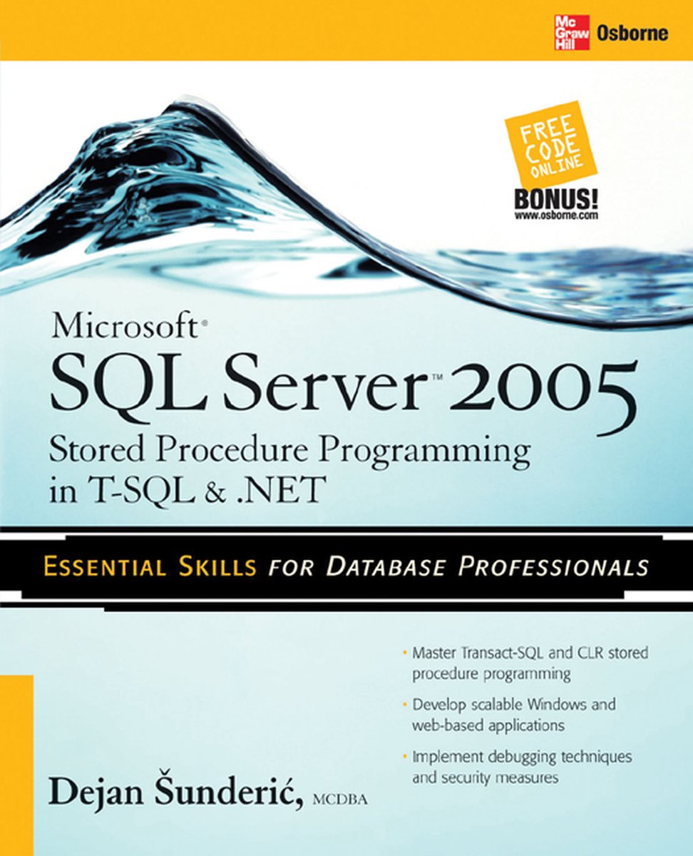Microsoft Sql Server 2005 Stored Procedure Programming In T-, Dejan ...