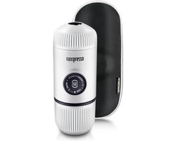 Wacaco Draagbare Koffiemachine Nanopresso Chill Wit + Koffiekoffer