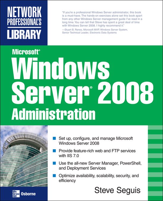 Microsoft Windows Server 2008 Administration - cover