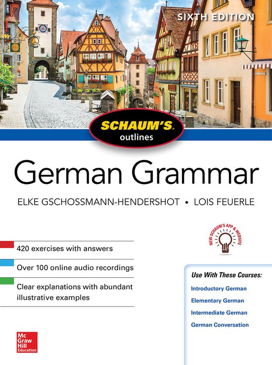 Schaum's Outline of German Grammar, Sixth Edition - cover