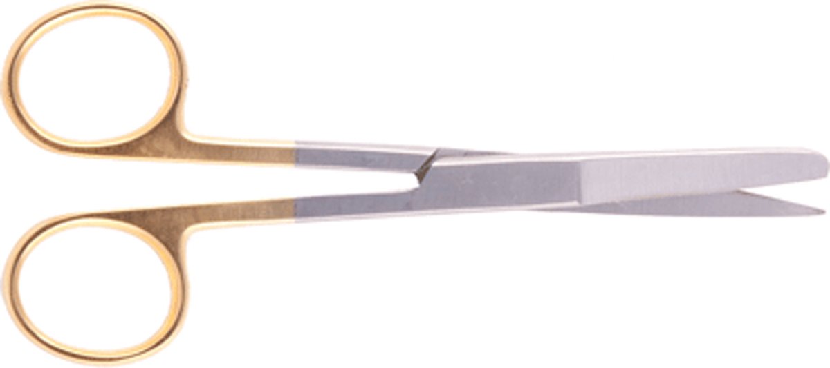 Goedkoopste Verpleegkundeschaar Goud | 13,5 cm | Roestvrij Staal | Pleisterschaar | verpleegkundige accessoires
