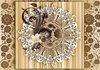 Fotobehang - Vlies Behang - Luxe Ornament in geel - Abstact - Patroon - 312 x 219 cm