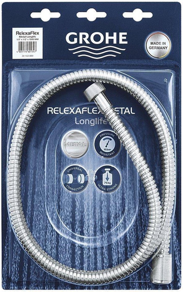 GROHE Relexa Flexible de douche relexaflex 150cm noir mat - 28143KS0 