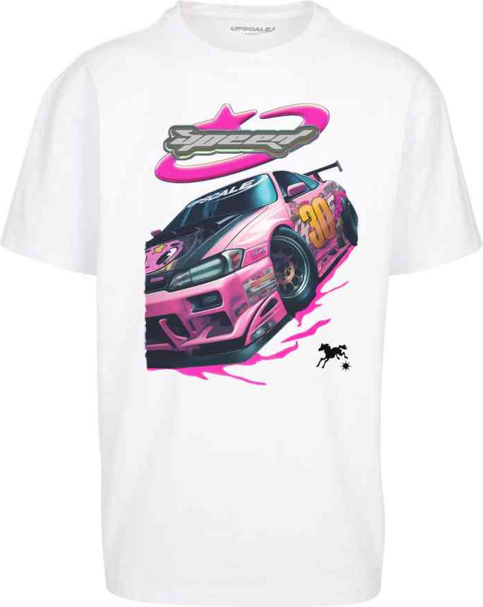Mister Tee Speed Heavy Oversize Heren T-shirt XXL Wit