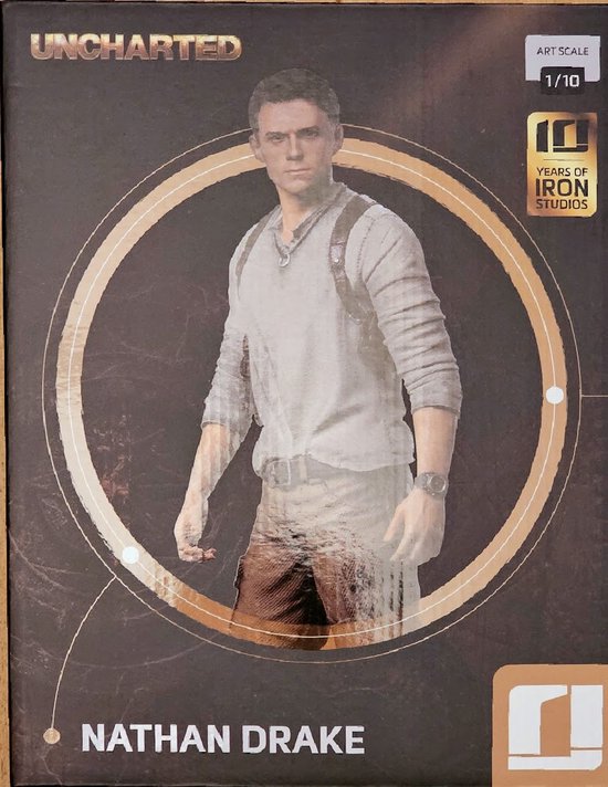 Uncharted Movie Deluxe Art Scale Statue 1/10 Nathan Drake 22 cm