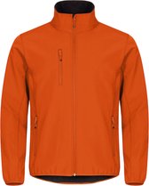 Clique Basic Softshell Jacket 020910 - Mannen - Diep-Oranje - 3XL