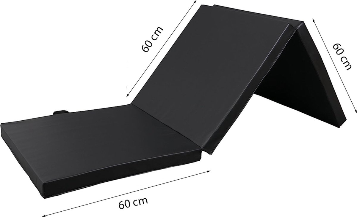 Opvouwbare Sportmat - 180 x 60 cm - Extra Dikke Yogamat voor Fitness, Meditatie en Turnen thumbnail 4