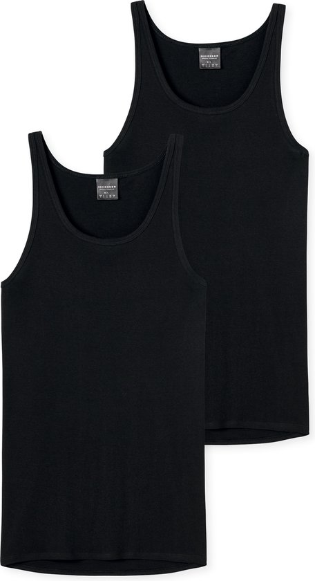 Schiesser 2Pack Onderhemd 0/0 Heren Onderhemd - Maat XL