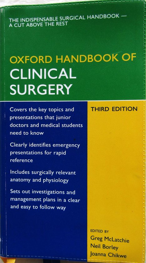 Oxford Handbook Of Clinical Surgery - cover