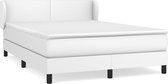 vidaXL-Boxspring-met-matras-kunstleer-wit-140x200-cm