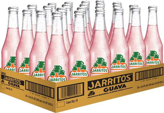 Jarritos Guava – Mexicaanse frisdrank met guavesmaak • 24×370 ml