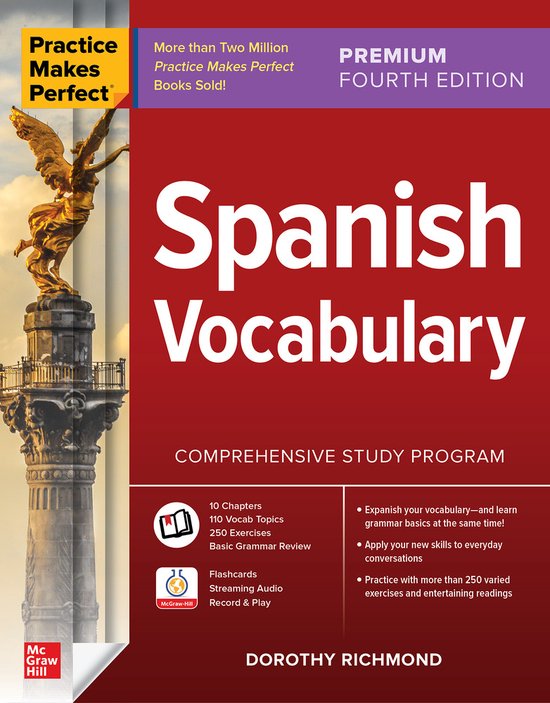 Practice Makes Perfect: Spanish Vocabulary, Premium Fourth E ... - cover