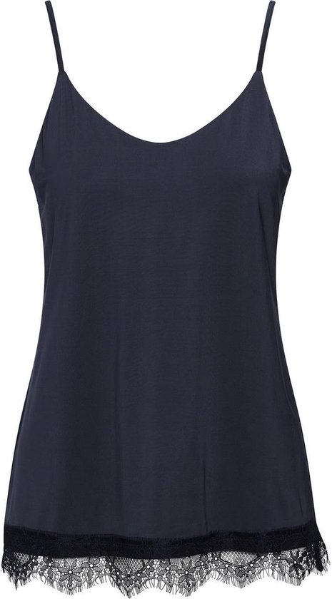 ESSENZA Luna Uni Top Mouwloos darkest blue - L