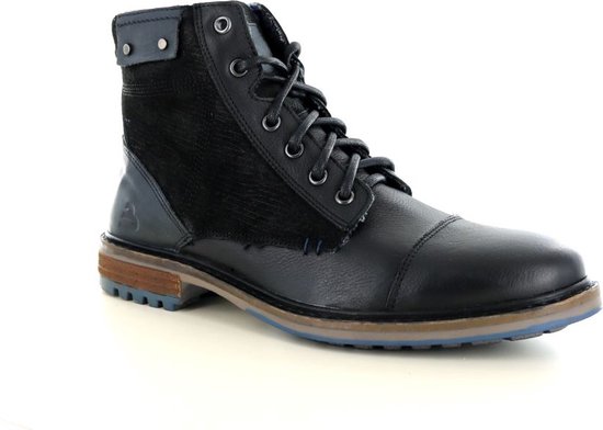 Bullboxer | 791-I8-5508D | Zwarte hoge veterschoen | Maat 43