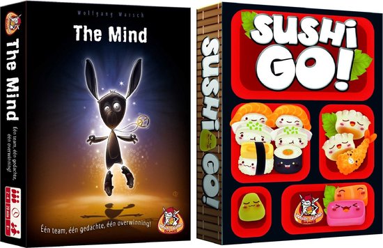 WGG Sushi Go en The Mind Spellenset