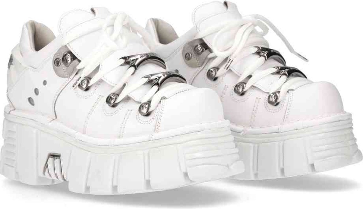 New Rock M-120N-S14 Plateau Laarzen 37 Shoes Wit