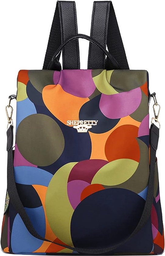 Sac à Dos Femme Anti-vol Shepretty - Imperméable Oxford - Multi-poches - Design Élégant