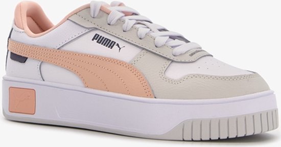 Puma Carina Street kinder sneakers wit/roze - Maat 39 - Uitneembare zool
