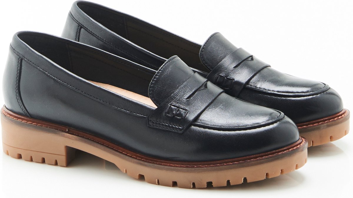 Damart Mocassins met profielzool Amortyl Dames Zwart