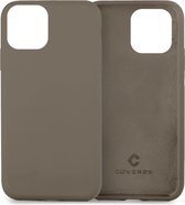 Coverzs Luxe Liquid Silicone case geschikt voor Apple iPhone 13 Pro Max hoesje - Grijs - Geschikt voor iPhone 13 Pro Max case - Grijze case - Beschermhoesje - Backcover hoesje - Grijs