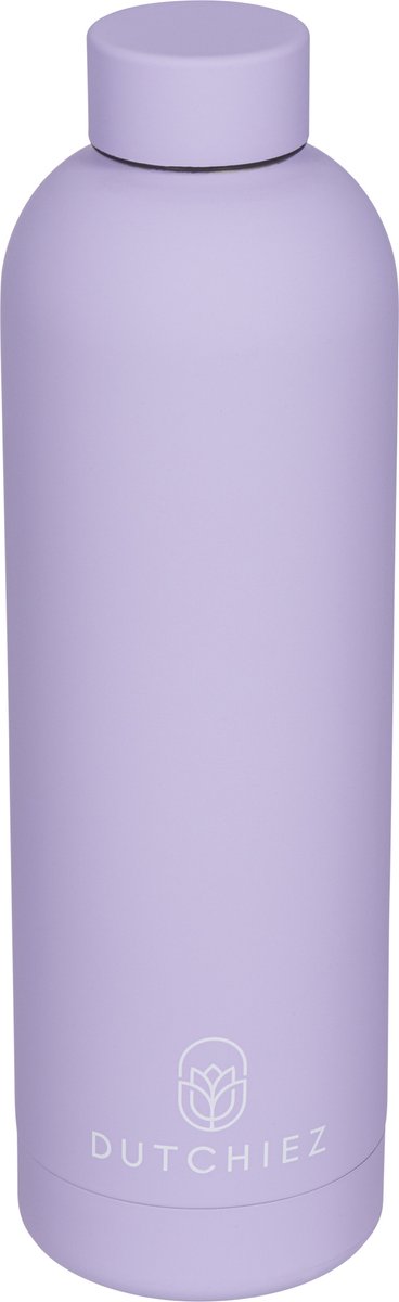 Dutchiez- Drinkfles- Thermosfles- RVS - 750 ml- Pastel Lilac