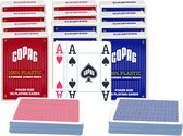 Cartes de poker Copag Plastic 2 Index 12pcs