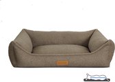 Orthopedische Hondenmand Boucle Taupe XL 120cm / Ook in M&L / Wasbare hoes!