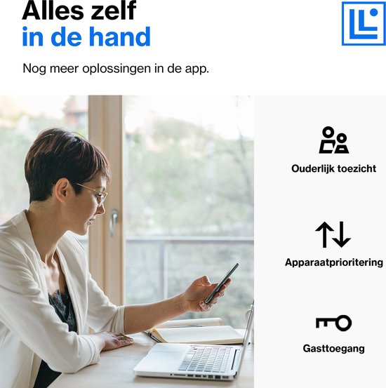 Linksys MR5500 Hydra 6 Pro - Routeur - Mesh WiFi 6 - Double bande – Contrôle Parental – 5400 Mb/s - Noir