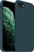 Coque iPhone 7/8 Luxe Liquid Silicone Coverzs - bleu foncé