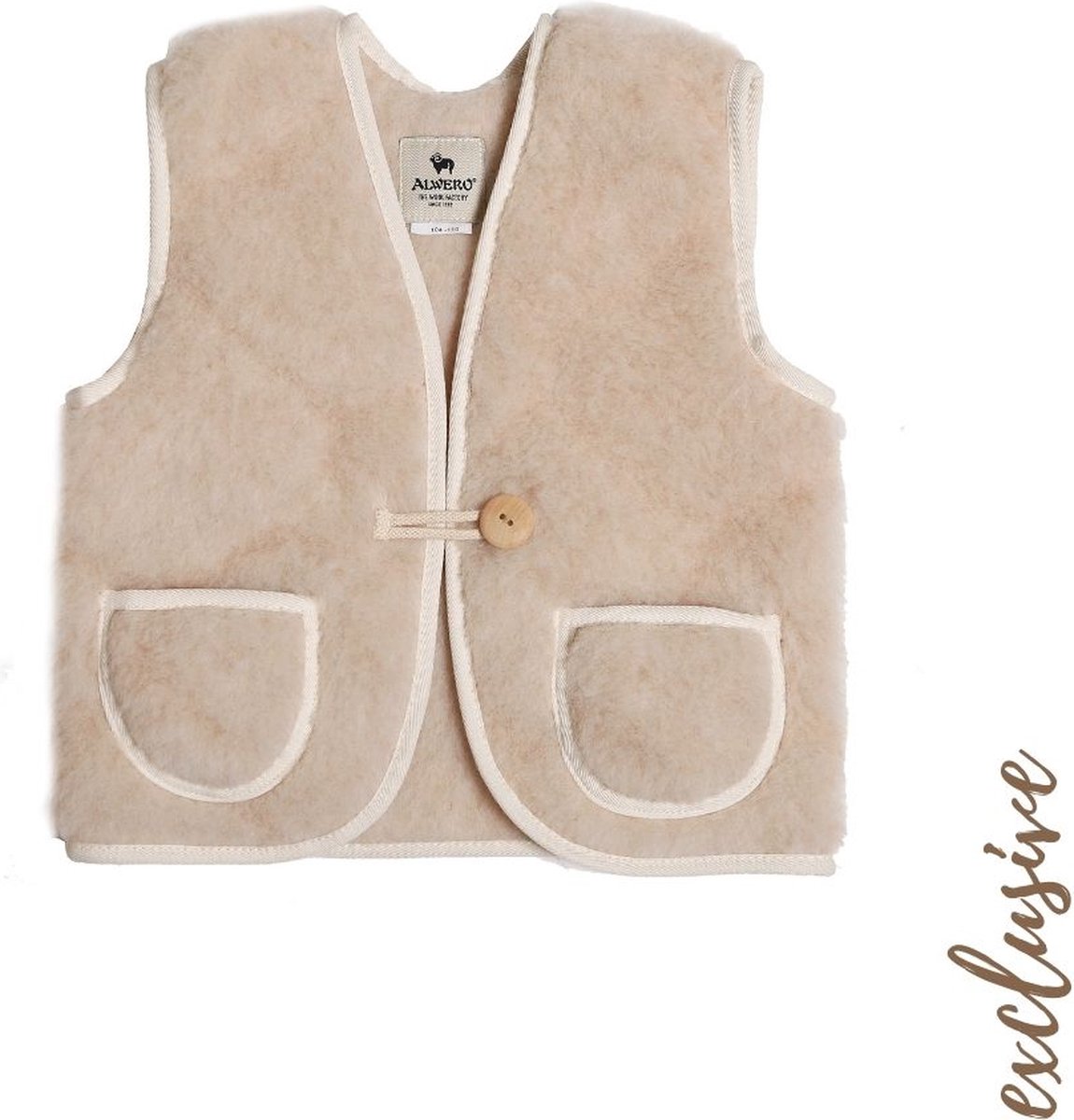 Alwero Exclusive bodywarmer Alpen Junior Onion -98 Beige