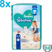 Pampers - Splashers - Maat 4-5 - Wegwerpbare Zwemluiers - 88 Stuks - Voordeelverpakking