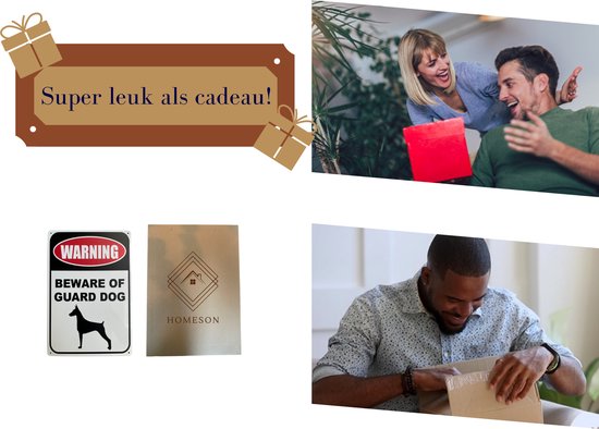 Homeson Wall Sign Guard Dog - Méfiez-vous du chien - C'est là que je regarde