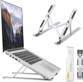 Office Laptop Standaard - Verstelbaar - Ergonomische Stand - Zilver