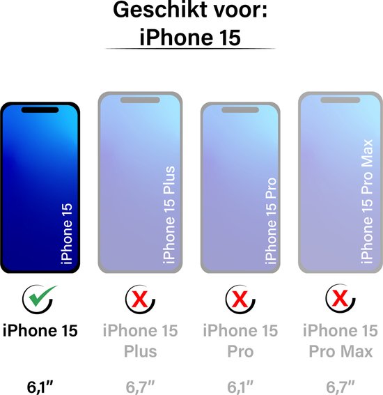 Coque iPhone 15 - Coque arrière - Porte carte - Portefeuille - Simili cuir - Rose