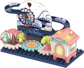DIY-speeltuin - reuzenrad - pinguïn - roze hut - Feestdagen cadeau - verjaardagscadeaus - Bouw blokken