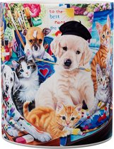 Puppies And Kittens In The Art Studio - Mok 440 ml