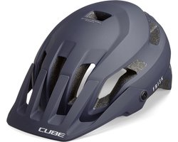 CUBE Fietshelm Frisk - Trailhelm - MIPS - 11 Ventilatiegaten - Verstelbaar - EPS In-Mould - 52-57 cm - M - Donkerblauw