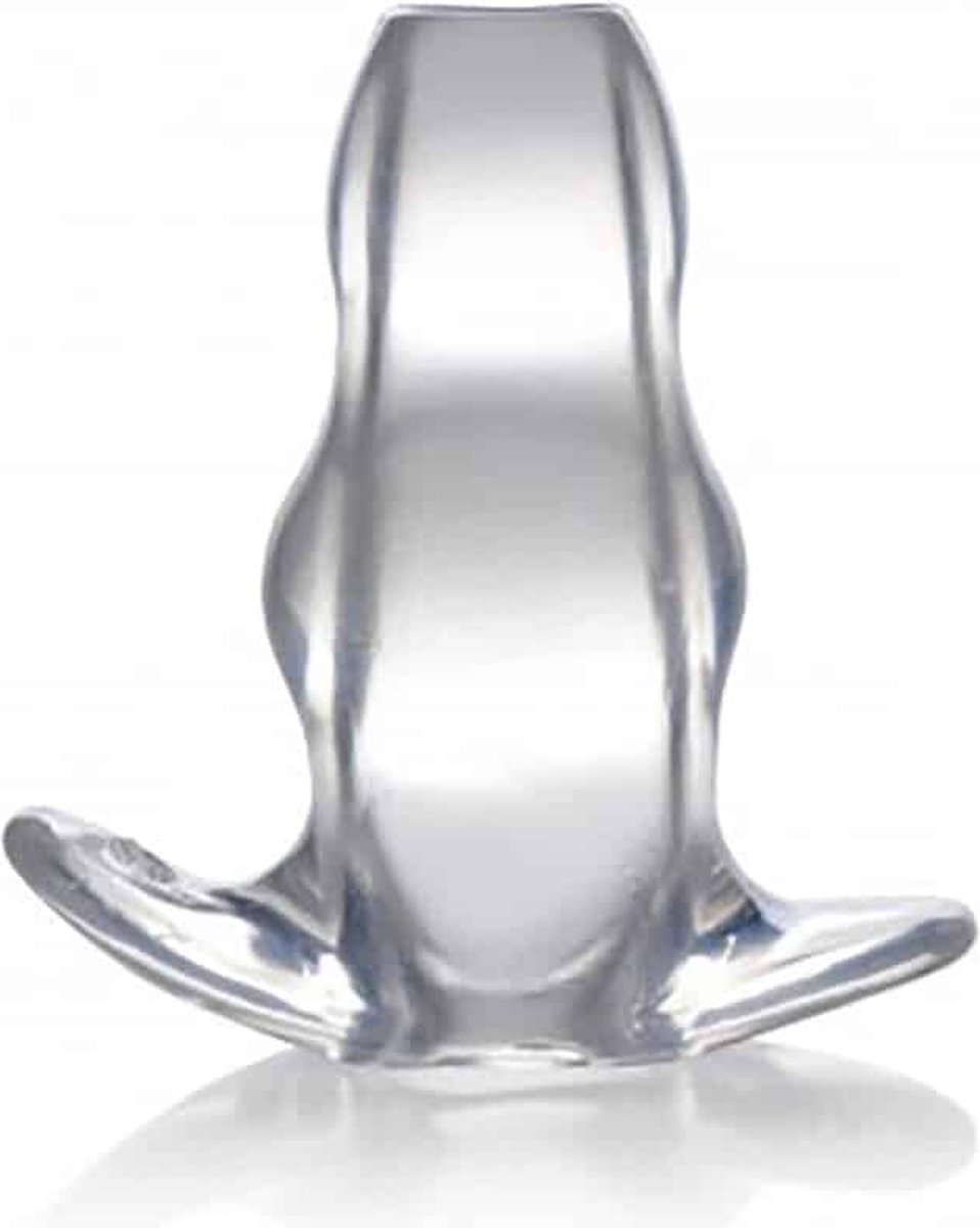 Goedkoopste XR Brands Clear View - Holle Anale Plug - Medium clear