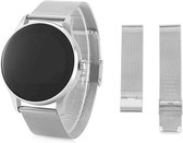 K88H RVS Smartwatch Bandje - Milanees Bandje - Zilver