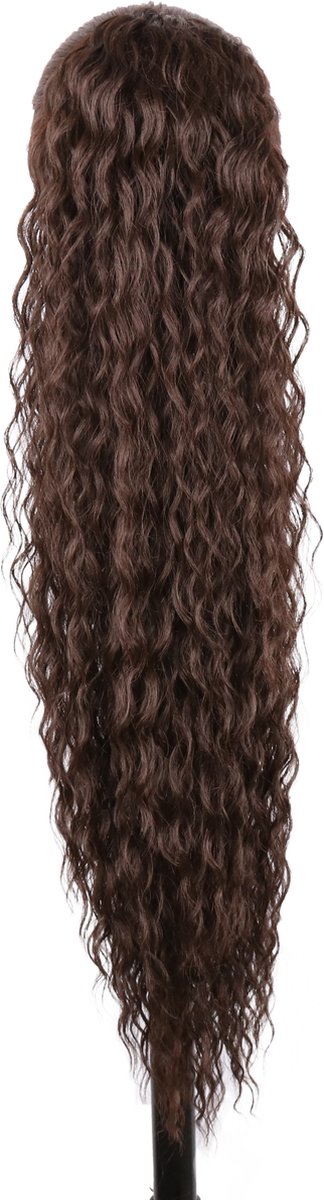 Miss Ponytails - Waterwave ponytail extentions - 28 inch - Bruin 4 - Hair extentions - Haarverlenging