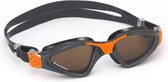 Aquasphere Kayenne - Zwembril - Volwassenen - Brown Polarized Lens - Grijs/Oranje